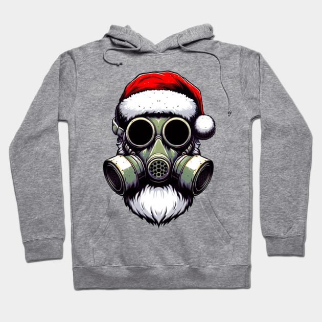 gas mask apocalypse santa claus Hoodie by Anthony88